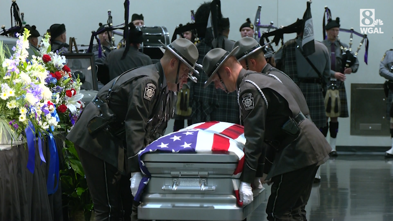Honoring the Fallen: Funeral held for Pennsylvania State Police Trooper