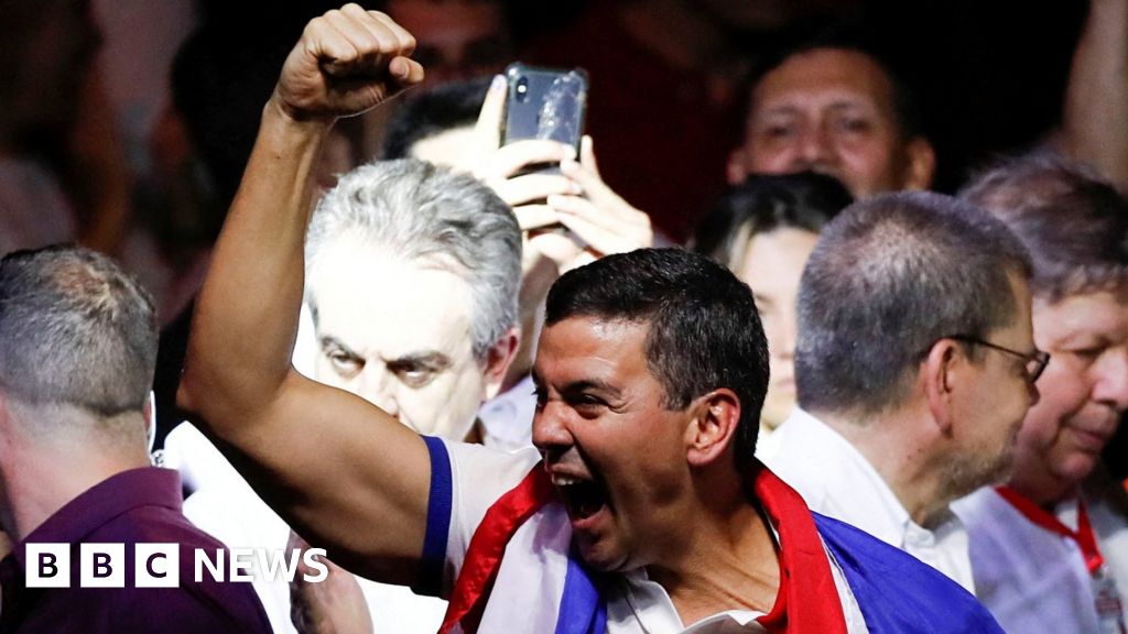 Paraguay's Santiago Peña emerges victorious in presidential election.