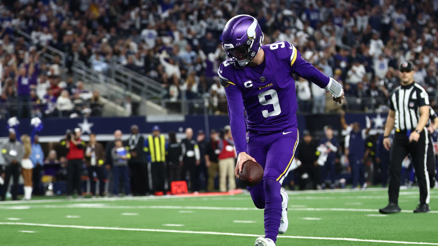 Featured image for Vikings' JJ McCarthy shines with 3 TDs amid playoff hopes and player frustrations