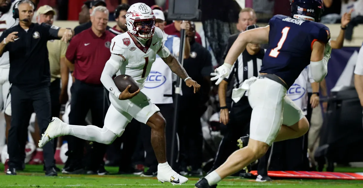 Featured image for Virginia Upsets No. 8 Florida State in Double Overtime