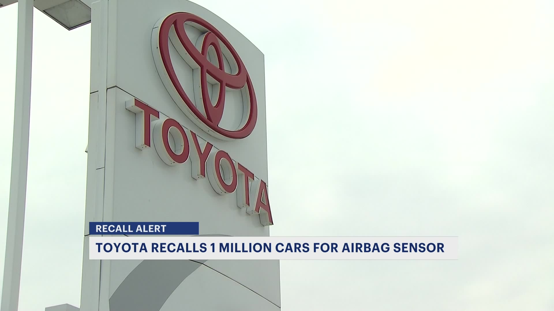 "Massive Toyota Recall: 1 Million Vehicles Affected by Airbag Issue"