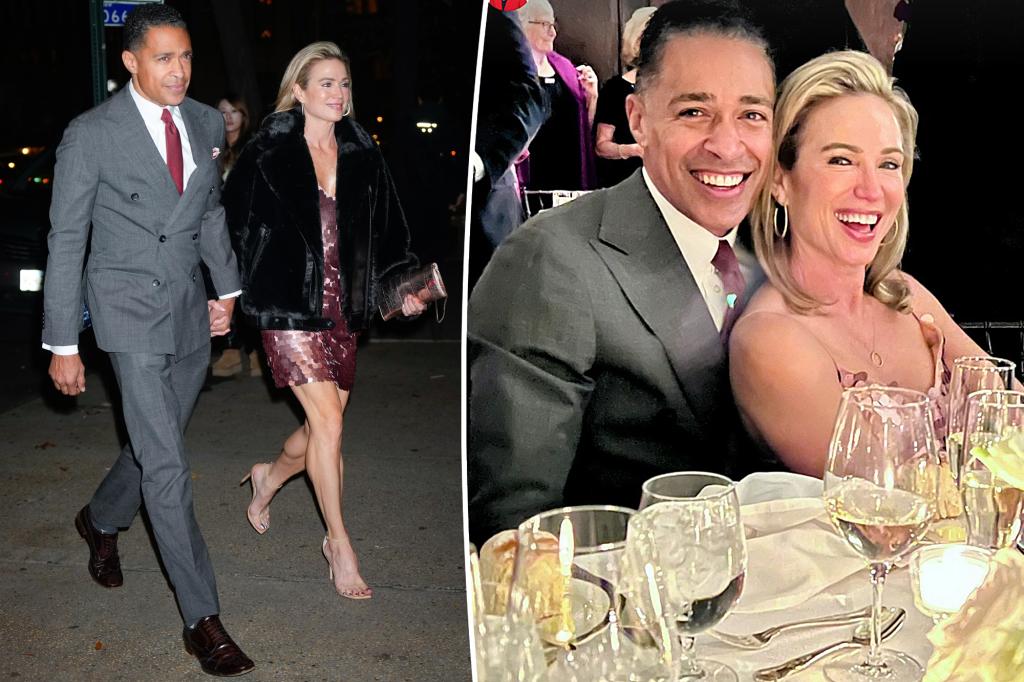 "Amy Robach and T.J. Holmes Revel in Post-GMA Romance and New Beginnings"
