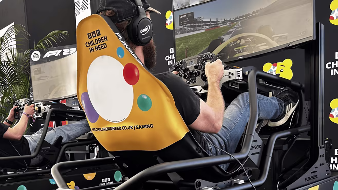 Featured image for "F1's Sim Racing Tournament Raises Funds for BBC Children in Need"
