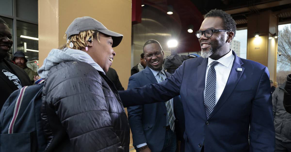 "Brandon Johnson's Path to Chicago Mayor: Election Win and First Day in Office"