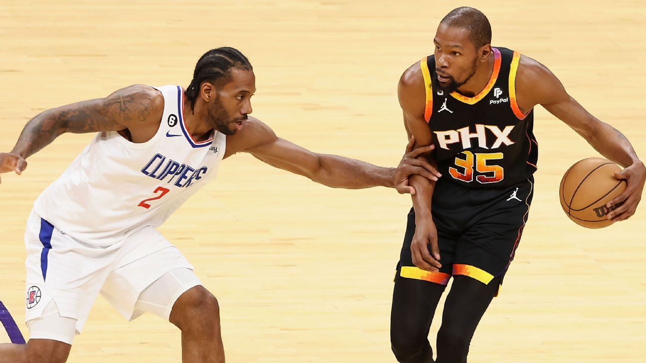 Kawhi Leonard sidelined for Game 3 against Suns.
