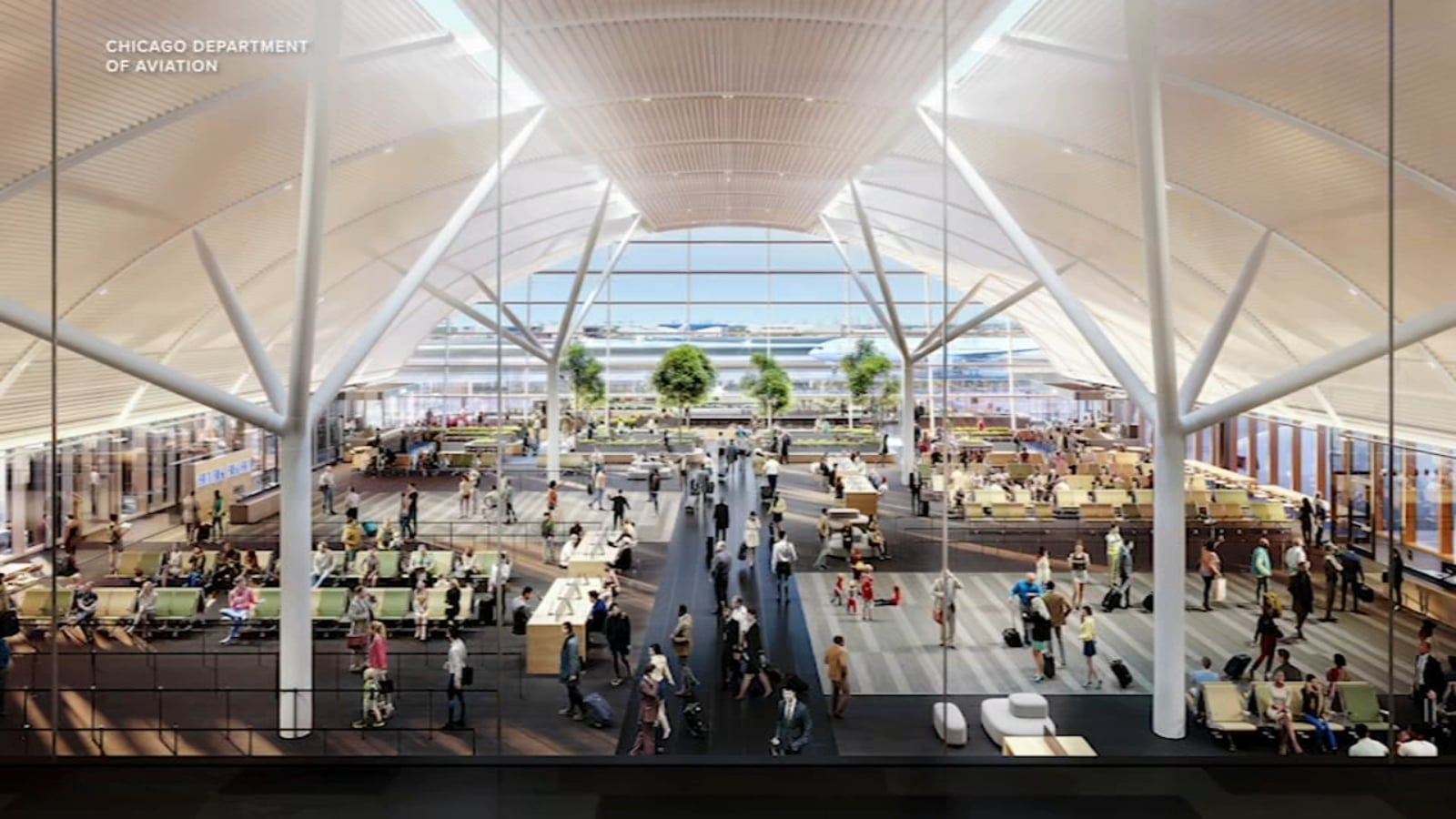 Featured image for City Reveals New Designs for O'Hare Satellite Concourse