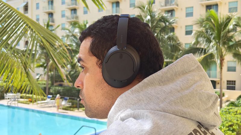 "Affordable Sony headphones with impressive sound and noise-cancellation"