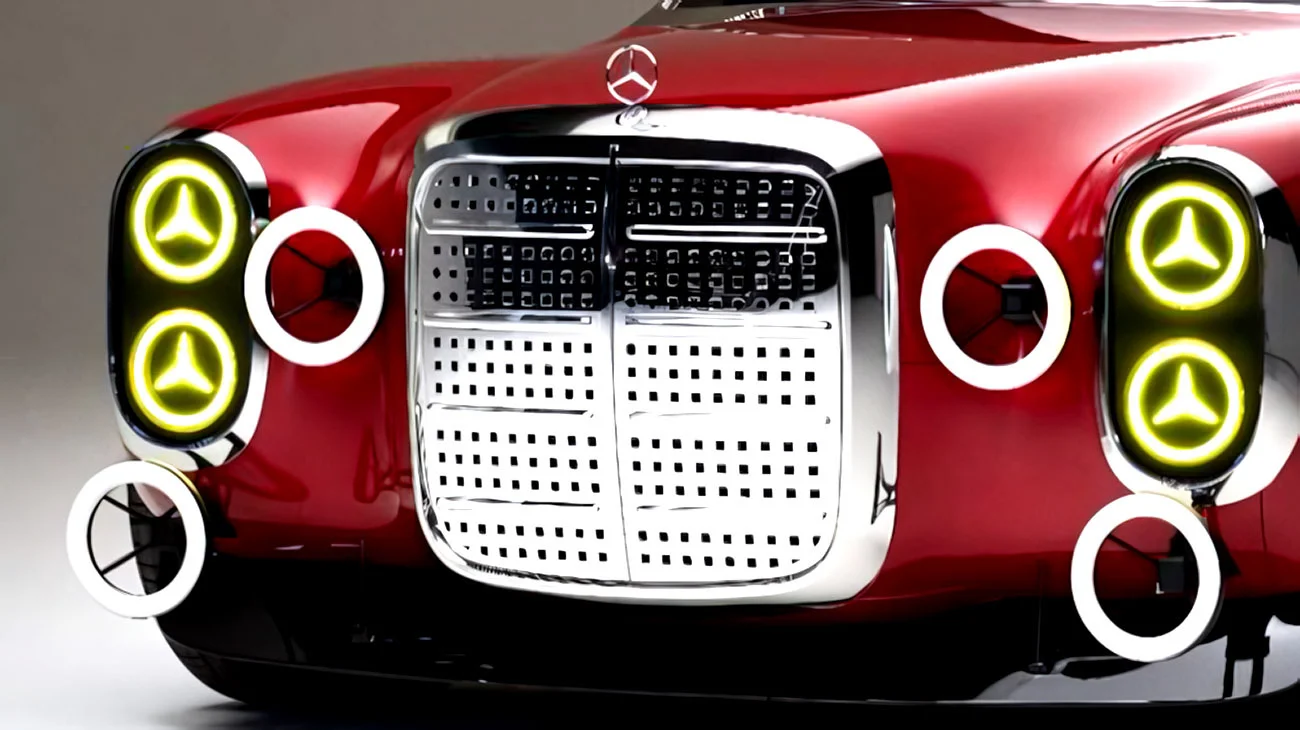 Mercedes Vaults a Secret Retro-Futurist Showcar Inspired by the Red Pig