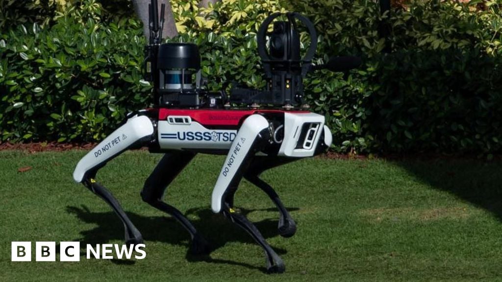 Robotic Dogs Patrol Mar-a-Lago, Enhancing Security Measures