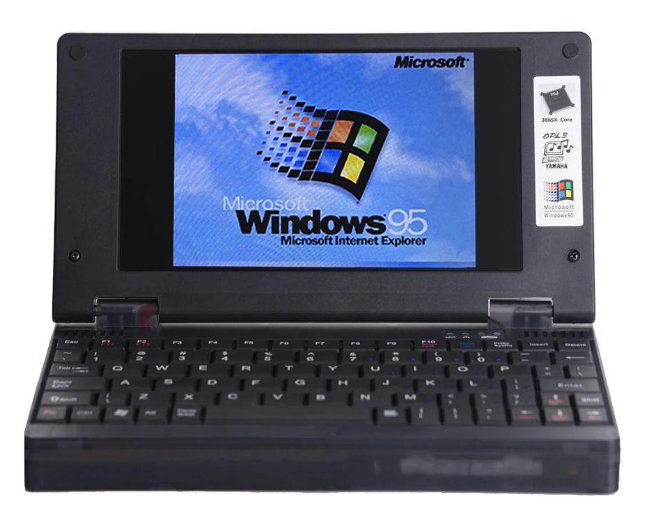 Featured image for Affordable Retro Pocket 386 Laptop Revives DOS and Windows 95 for Under $200