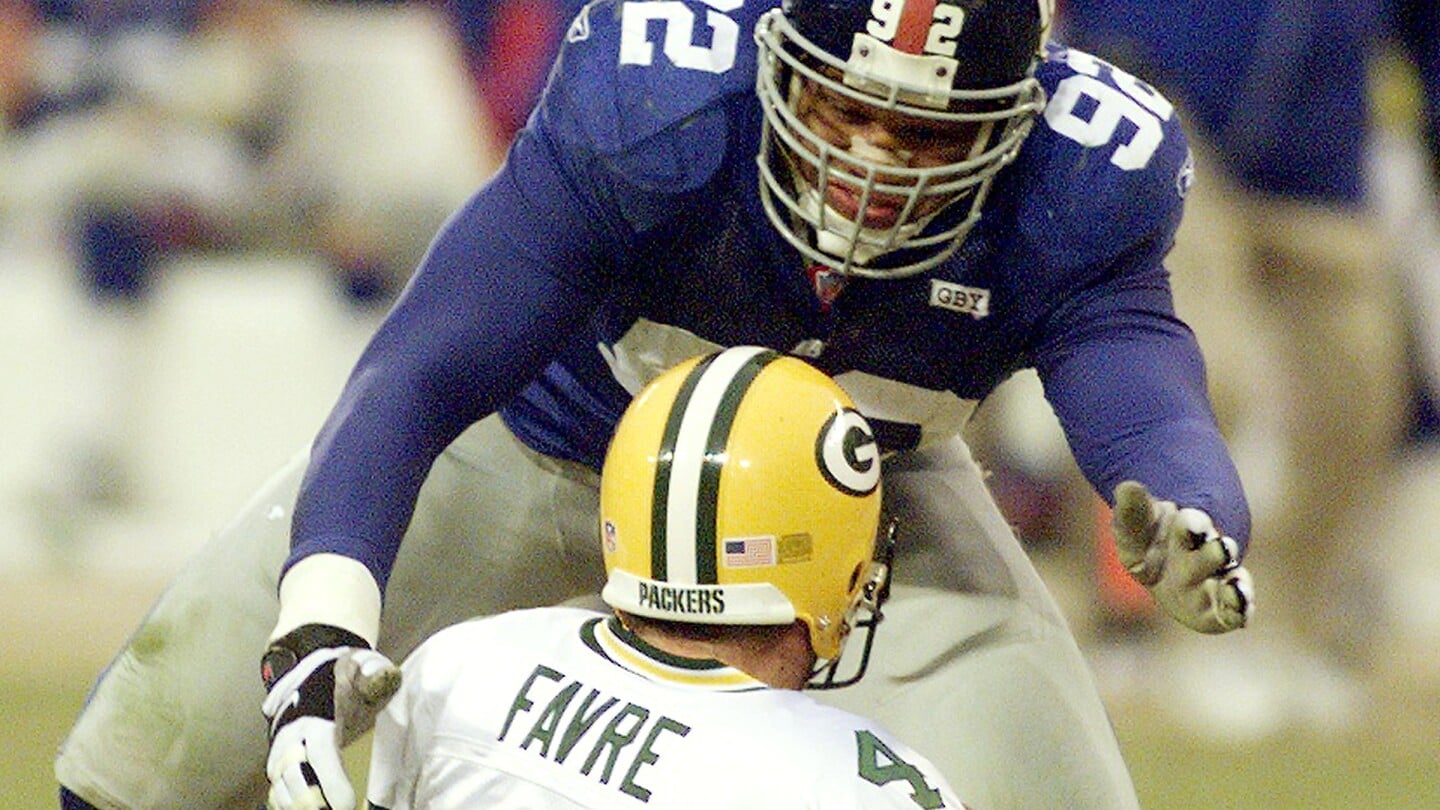 Featured image for Gastineau Confronts Favre Over Controversial Sack Record in ESPN Doc