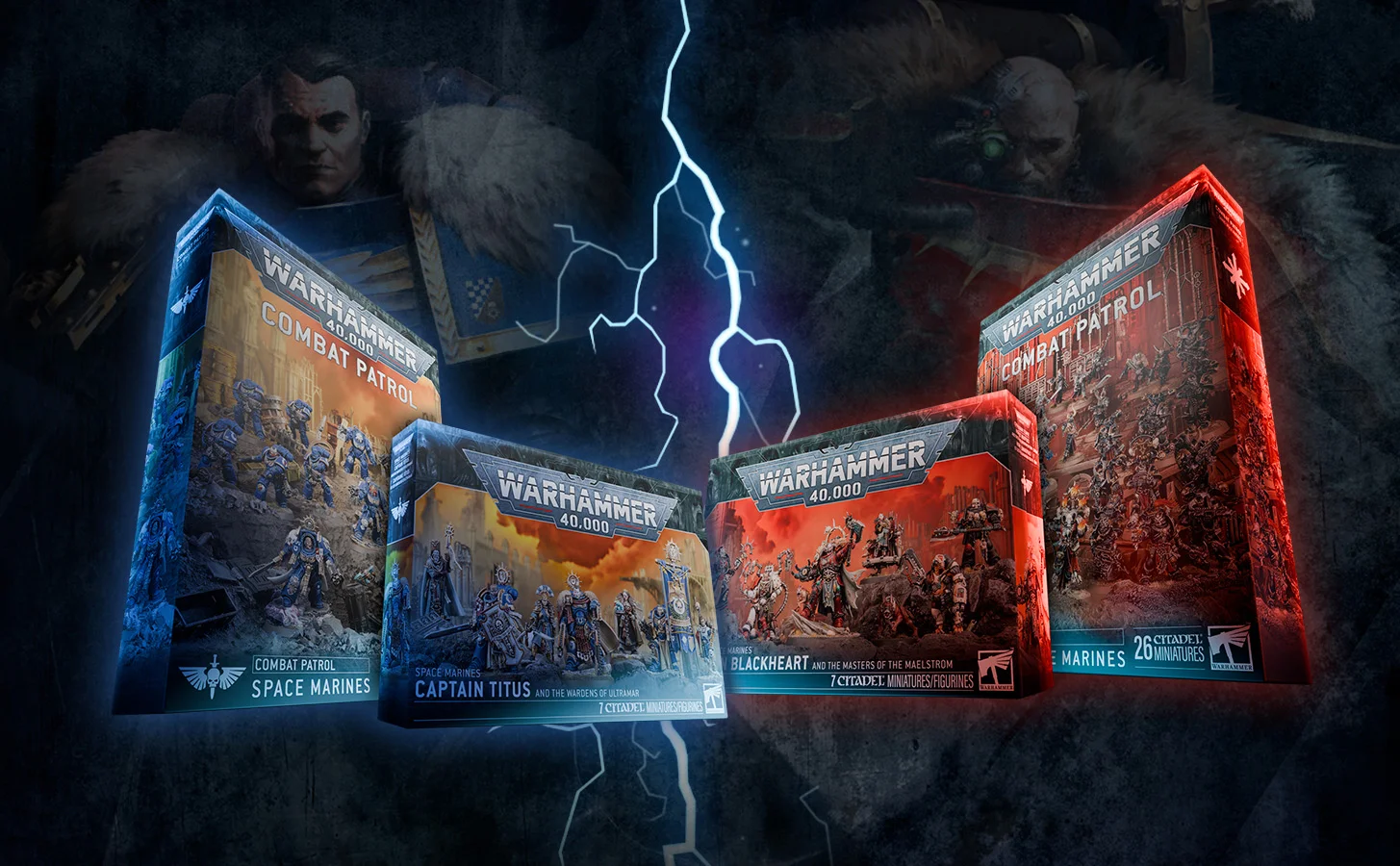 Win a Captain Titus vs Huron Blackheart Combat Patrol Bundle