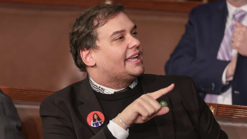 "Republicans React to George Santos' Surprise Announcement of Second Congressional Run"