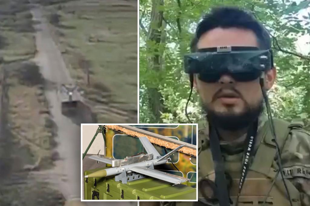 Featured image for "Explosive Drone Attack: Ukrainian Bird's-Eye-View Decimates Russian Truck"