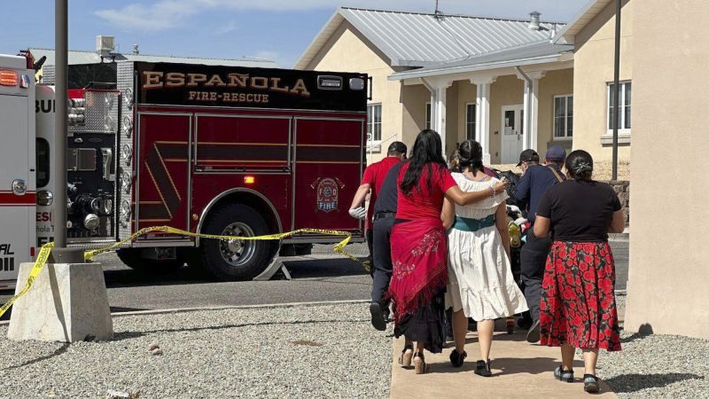 Violence erupts at New Mexico protest over controversial conquistador statue
