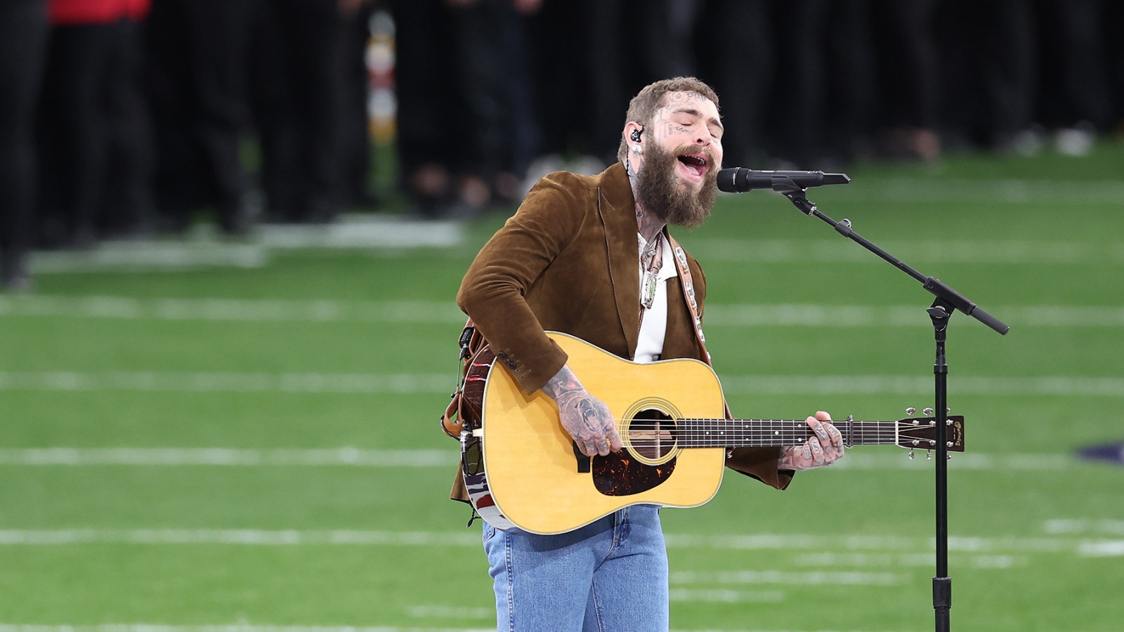 "Post Malone's Super Bowl Performance of 'America the Beautiful'"
