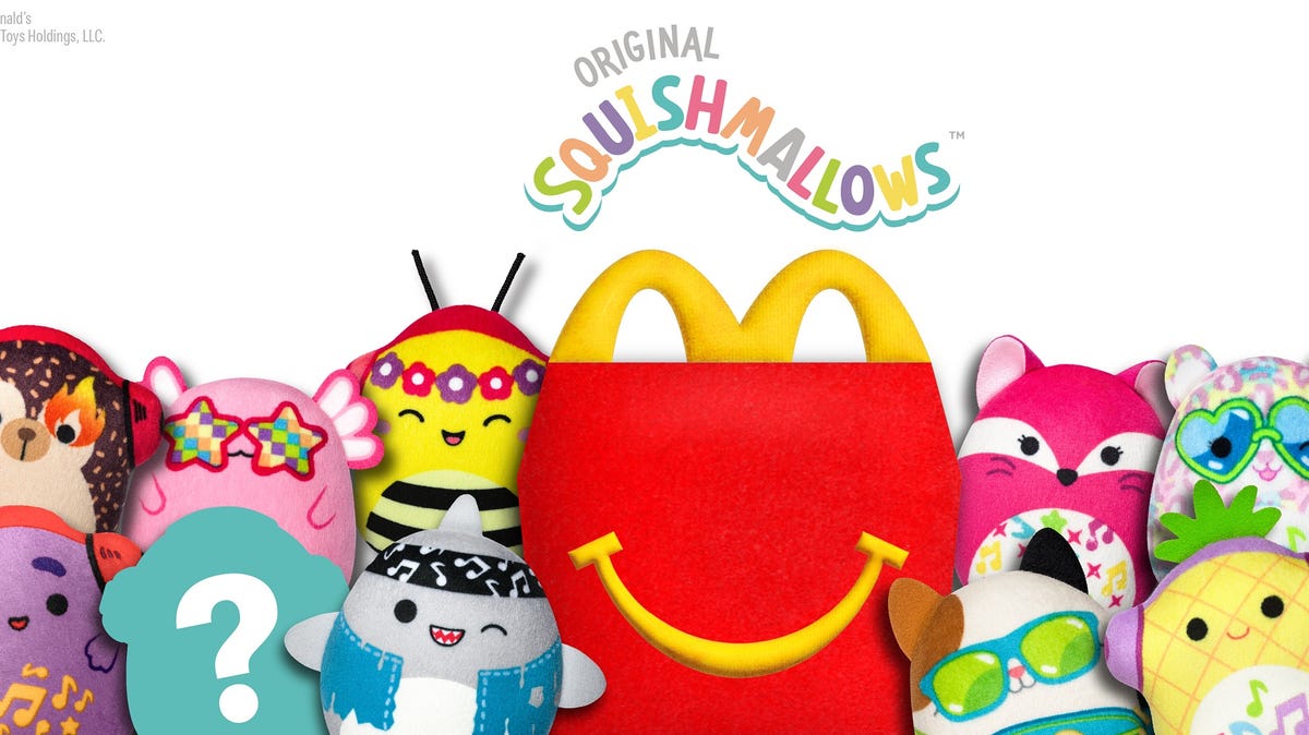 Featured image for McDonald's Introduces Squishmallow Happy Meals in the US