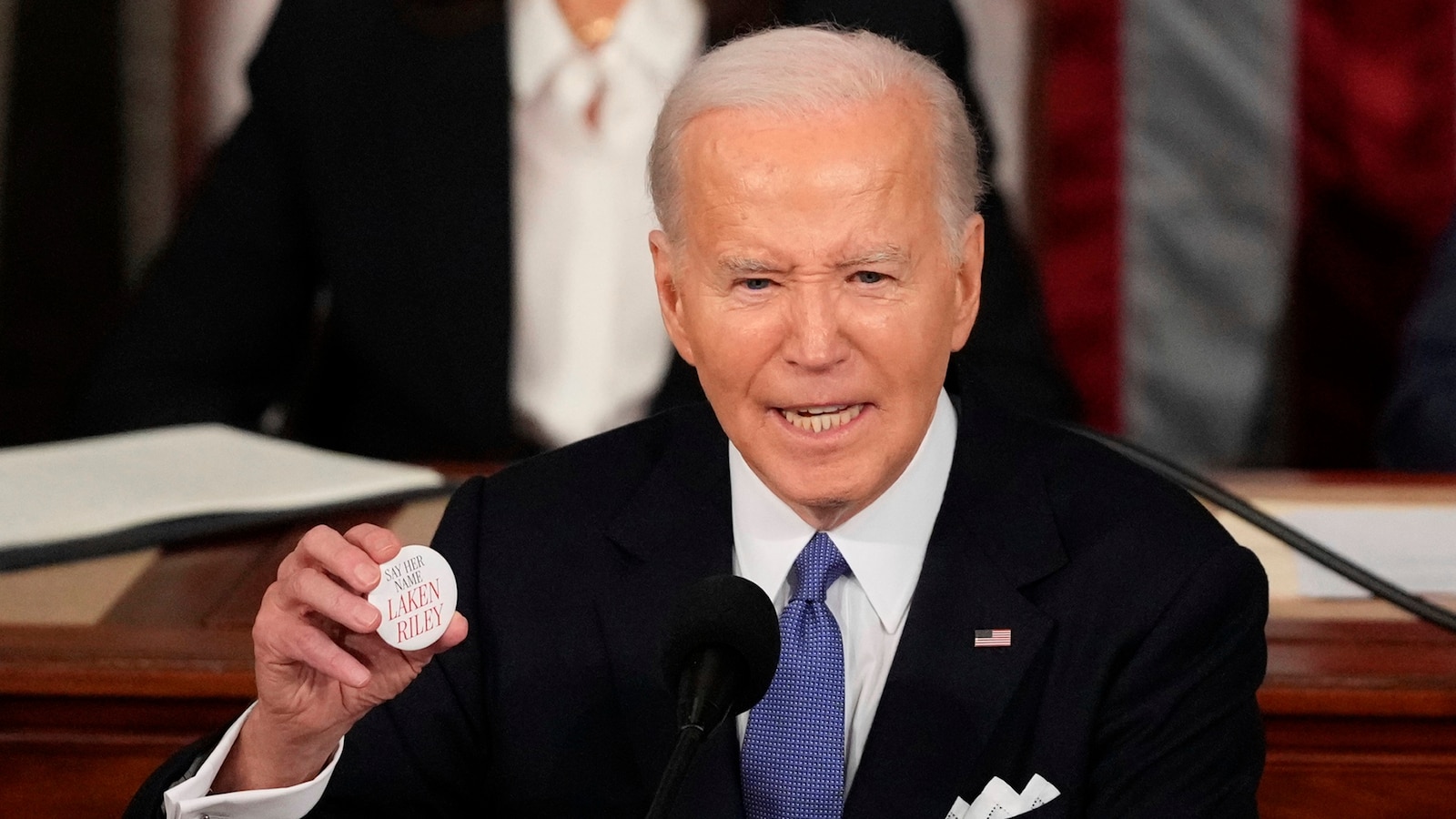 "Marjorie Taylor Greene's State of the Union Interruption and Biden's Response"