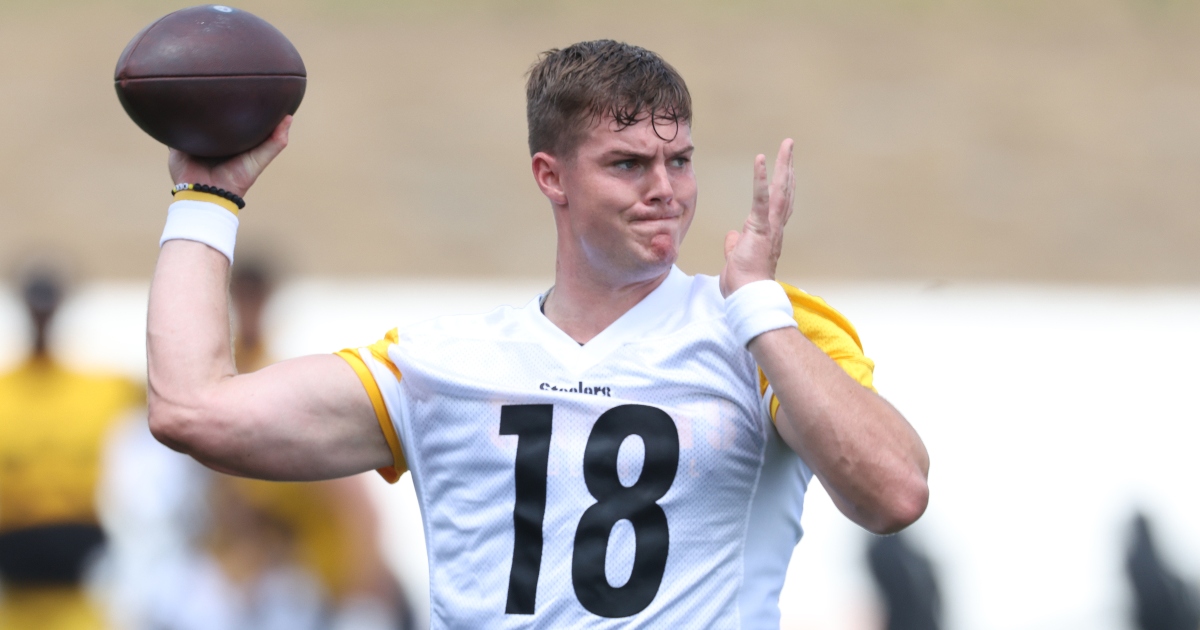 Featured image for Steelers QB Will Howard sidelined for at least three weeks with hand fracture