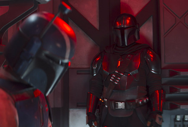 Featured image for "The Mandalorian" Fans Speculate on Moff Gideon's Spy and Grogu's New Ride.