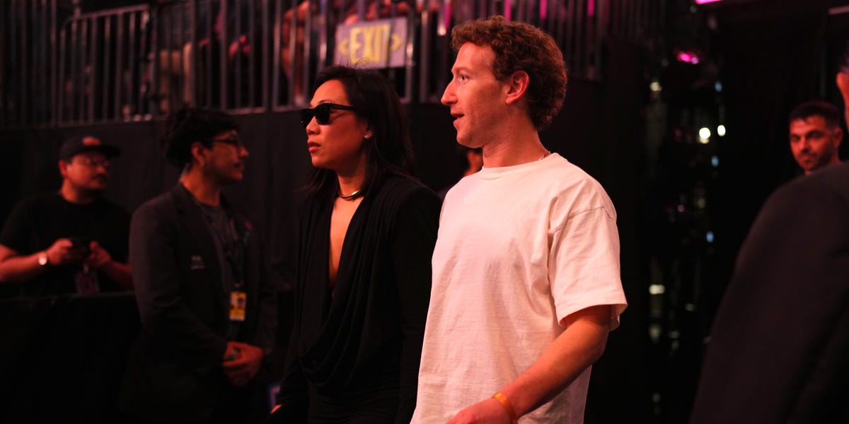 Featured image for "Mark Zuckerberg and Priscilla Chan Embrace Mob Chic Style"