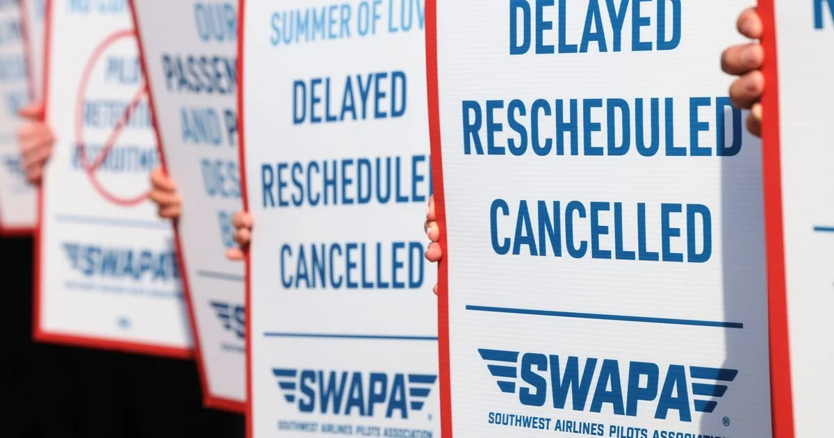 Southwest Airlines Pilots Vote to Authorize Strike.