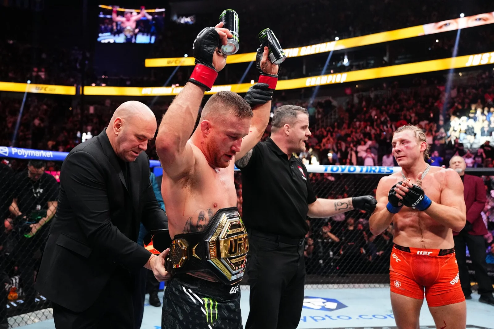 Adesanya sees Gaethje-Pimblett as a potential UFC-era opener, echoing Bonnar-Griffin