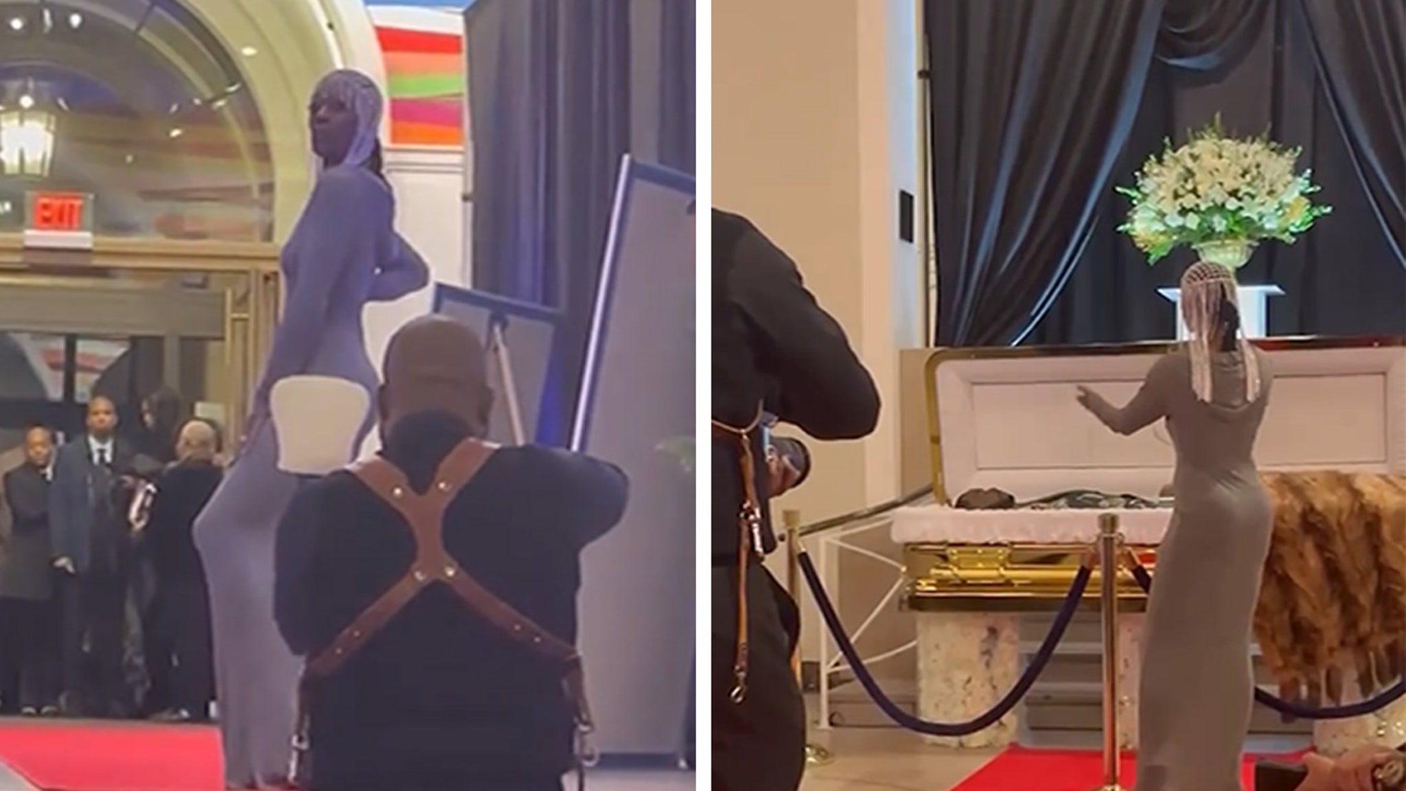 Featured image for "Unconventional Runway Tribute: Model's Viral Funeral Walk"