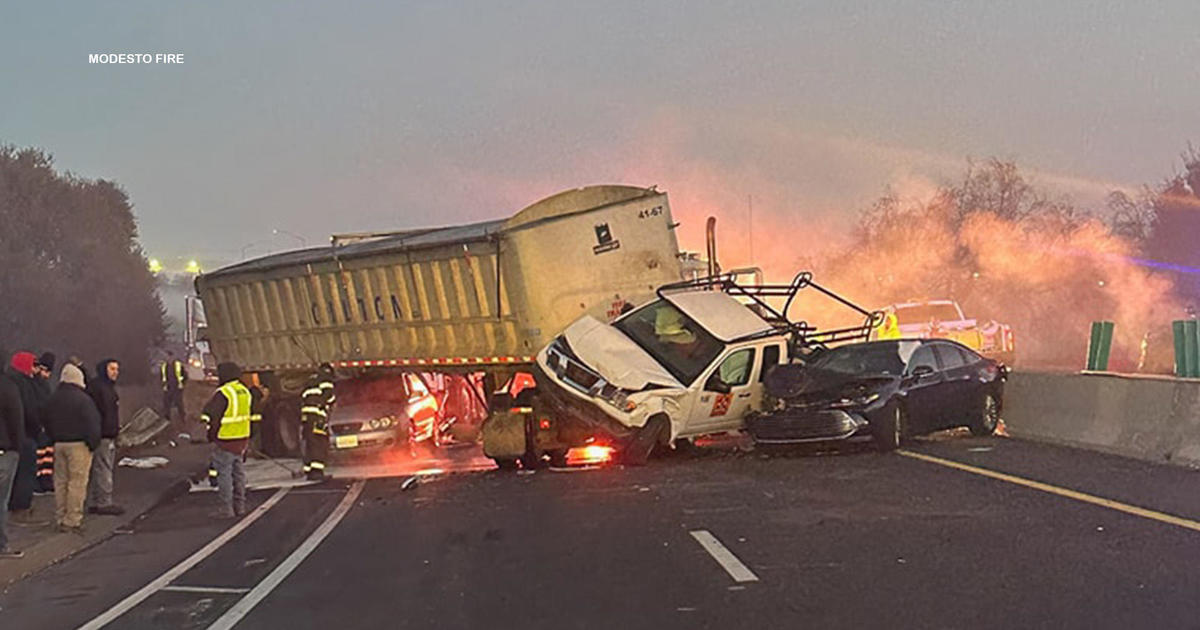 Featured image for "Massive Multi-Vehicle Crash and Diesel Spill Shuts Down Modesto's Mitchell Road Bridge"