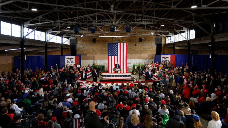 "Trump's Iowa Visit Signals Intensifying Caucus Countdown"