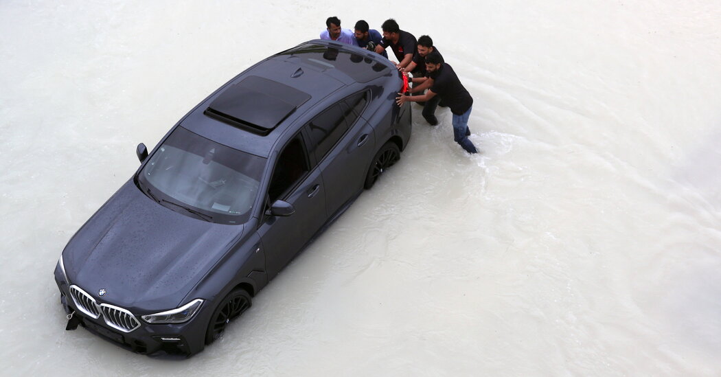 Featured image for "Record Rainfall Causes Devastating Floods in Oman and UAE"