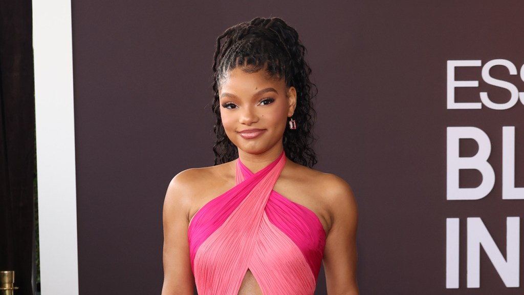 Featured image for Halle Bailey Opens Up About Protecting Her Pregnancy and Baby from Media scrutiny