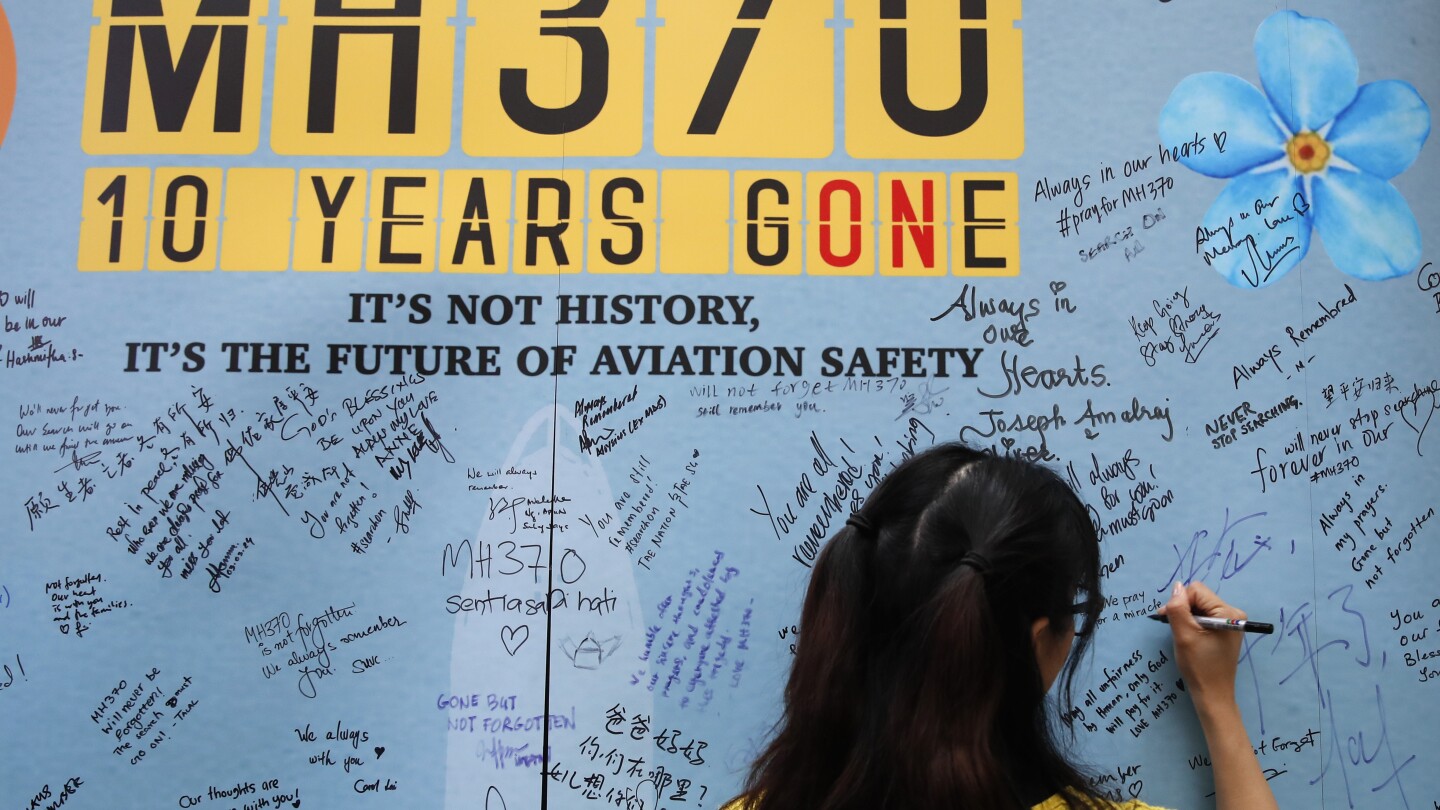"Renewed Search for Missing Flight MH370, 10 Years On"