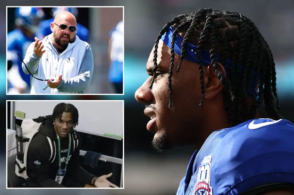 Featured image for Giants Navigate Tensions with Malik Nabers Amid Challenging Season