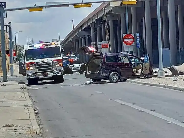 Multiple Car Accidents in Downtown El Paso Leave Several Injured and One Dead