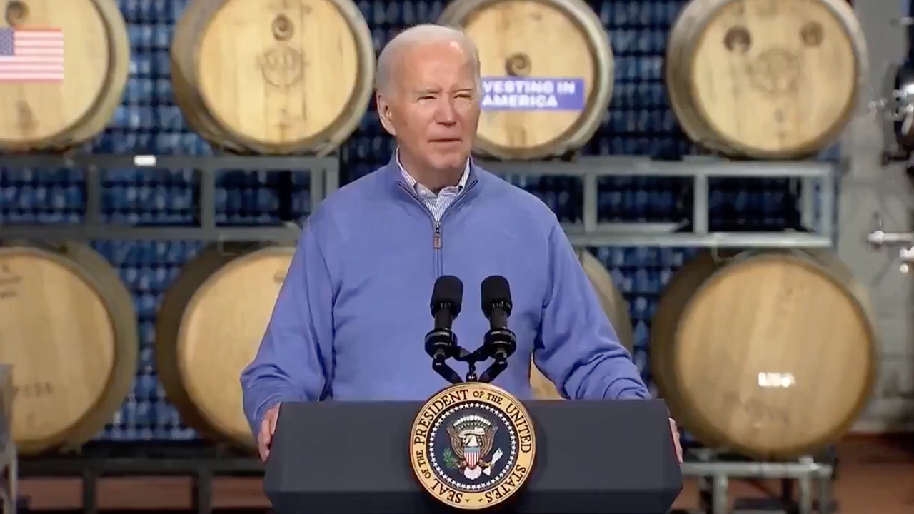 "Biden's Incoherent Speech at Wisconsin Brewery Sparks Concerns"