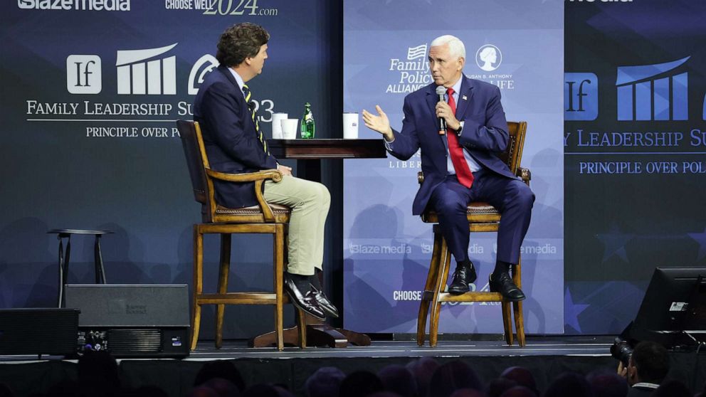 Pence's Ukraine Support Sparks Meme Storm After Tucker Carlson Debate