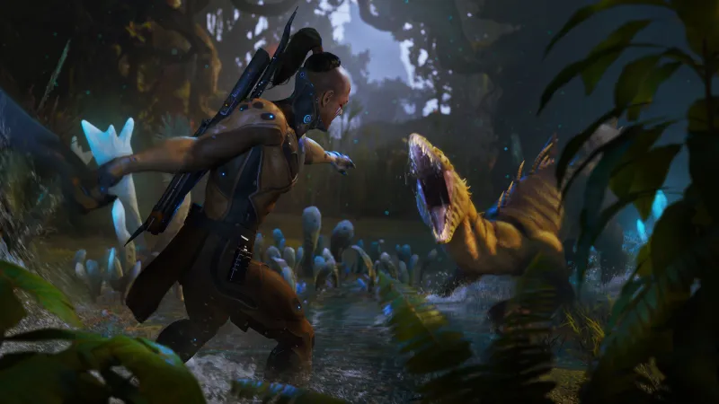 Featured image for Turok: Origins Revives Dino-Shooting Action with Co-Op and First-Person Play