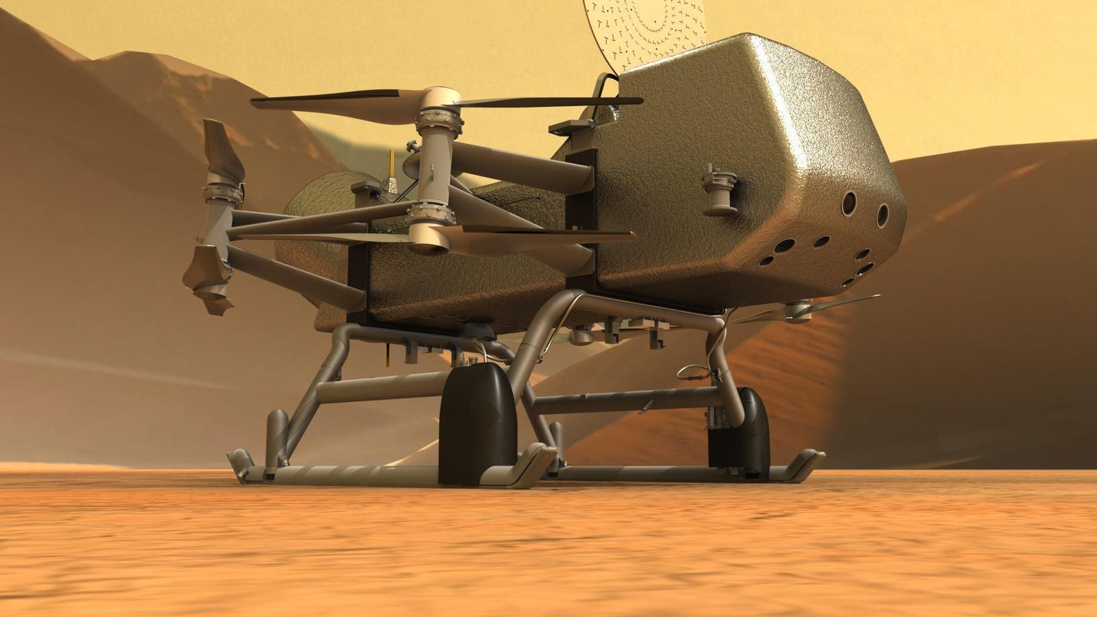 "NASA's Epic Dragonfly Mission: Giant Drone Set to Explore Saturn's Moon Titan"