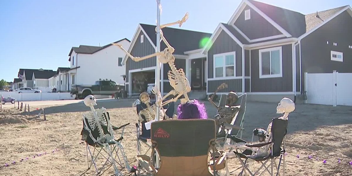 Controversial Halloween Display Sparks Community Support and Relocation