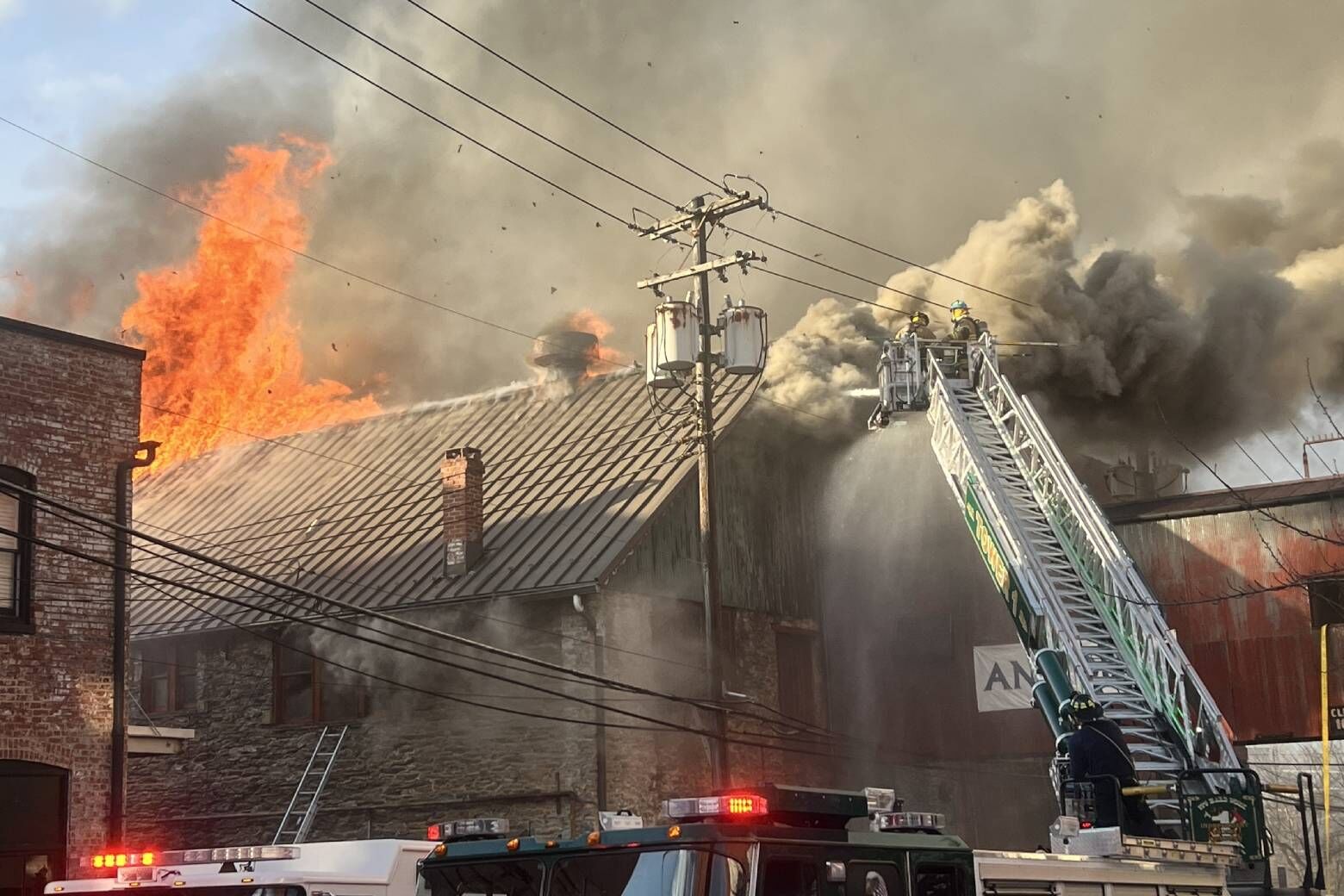 "Downtown Frederick Historic Building Ravaged by Massive Fire"