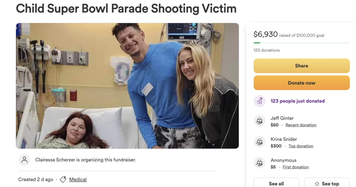 Featured image for "Mahomes Family Visits Teen Victim of Chiefs Parade Shooting"