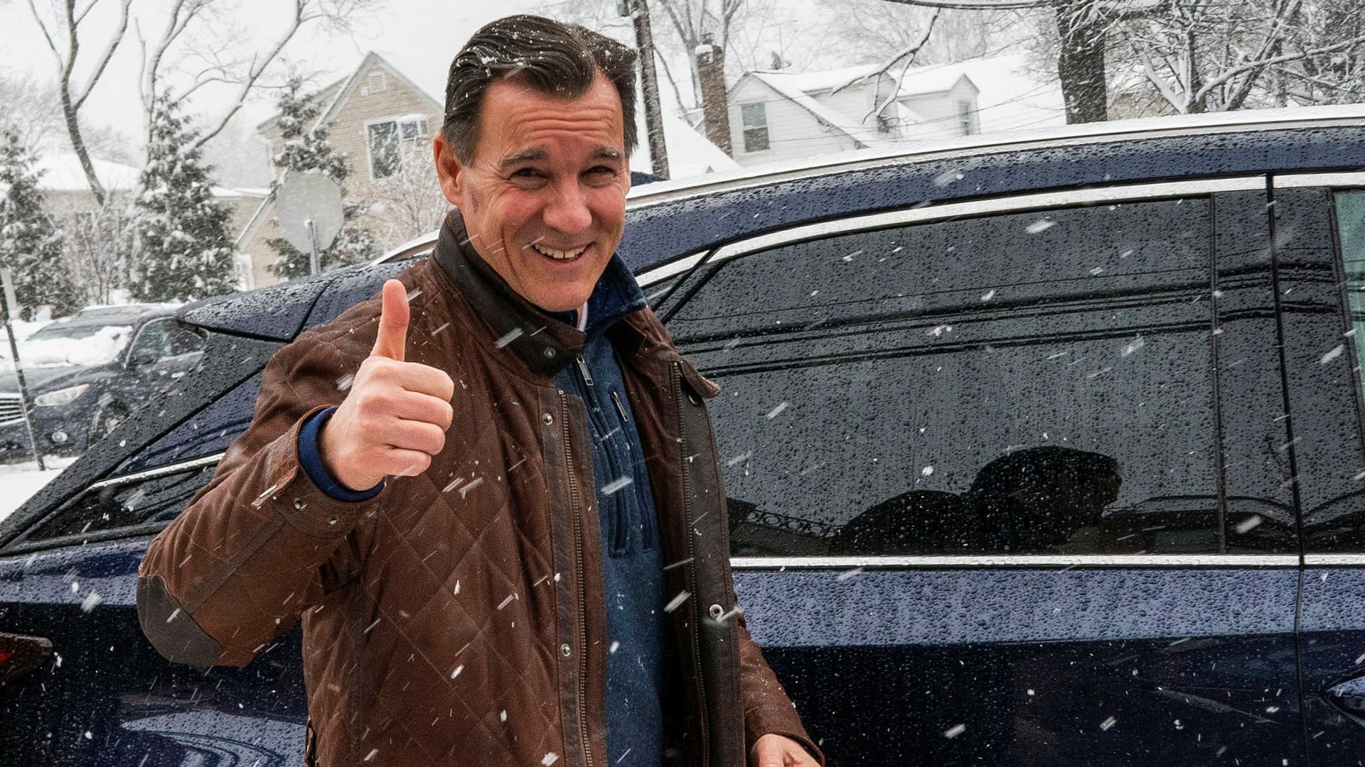 Featured image for "New Yorkers Defy Snow to Vote in High-Stakes Special Election to Fill George Santos's Seat"