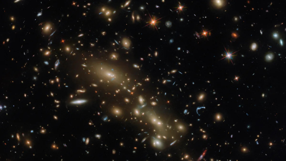 "Hidden Galaxy Clusters Unveiled by Hubble Space Telescope"