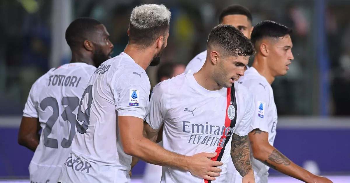 Featured image for Christian Pulisic shines in AC Milan debut, setting sights on future success