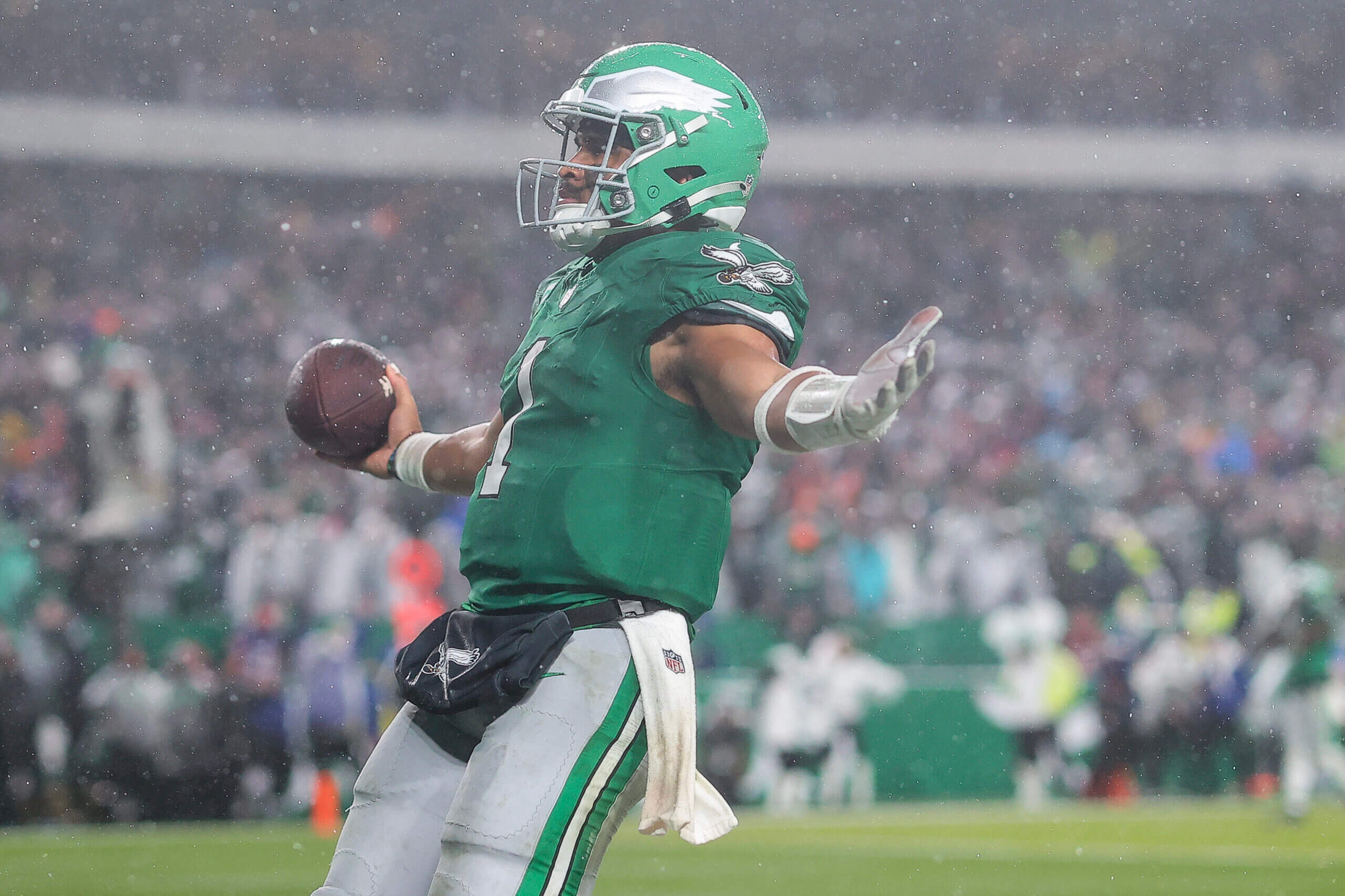 Jalen Hurts leads Eagles to thrilling OT victory against Bills