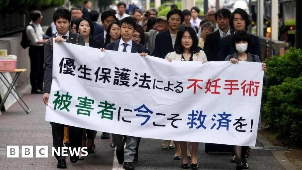 Child victims of Japan's sterilisation law.