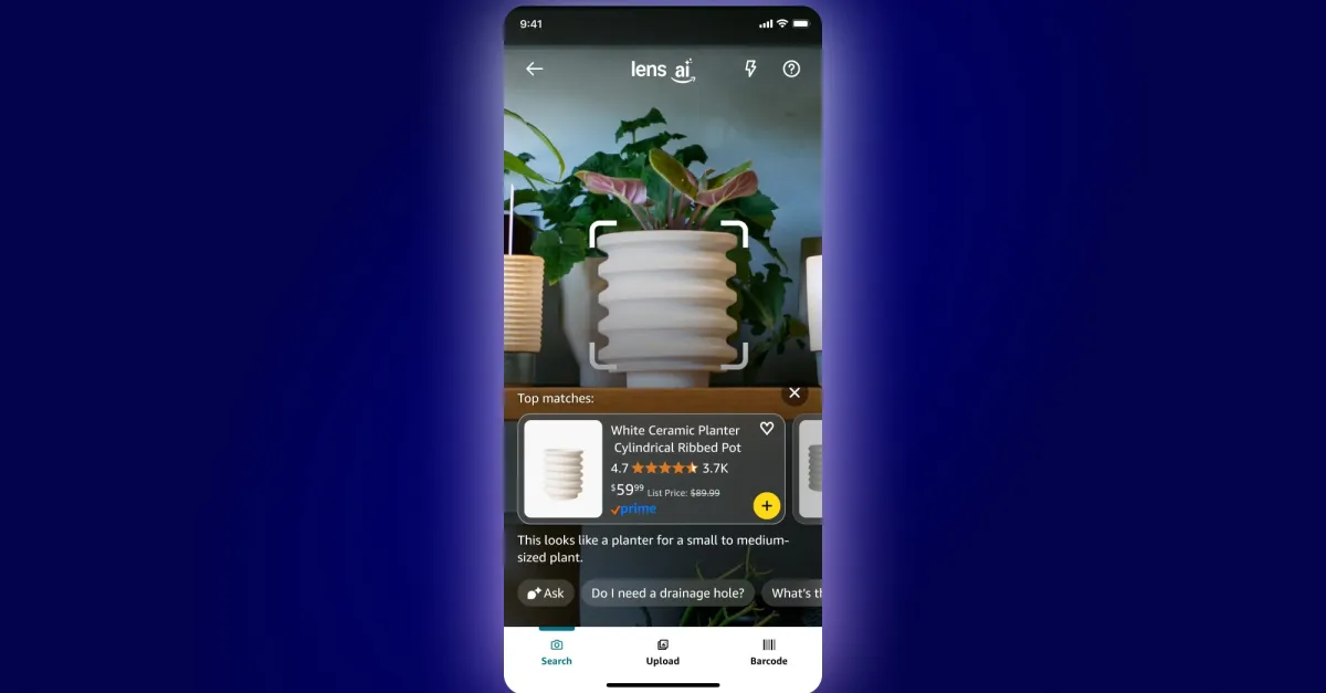 Featured image for Amazon launches Lens Live, an AI shopping tool for real-world item scanning