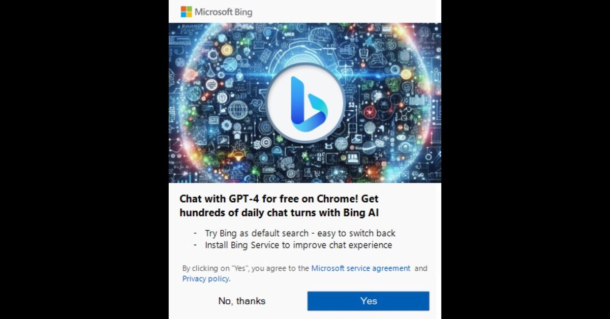 "Microsoft's Aggressive Bing Promotions Return to Haunt Chrome Users on Windows"