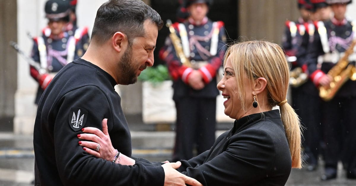 Zelenskyy meets Italian officials and Pope Francis in Rome.